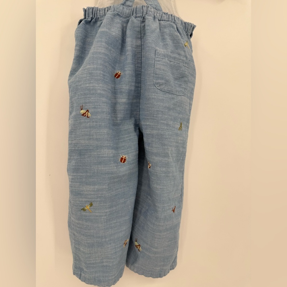 Janie and Jack Baby Button Bug Friends Cotton Coveralls - Picture 10 of 15